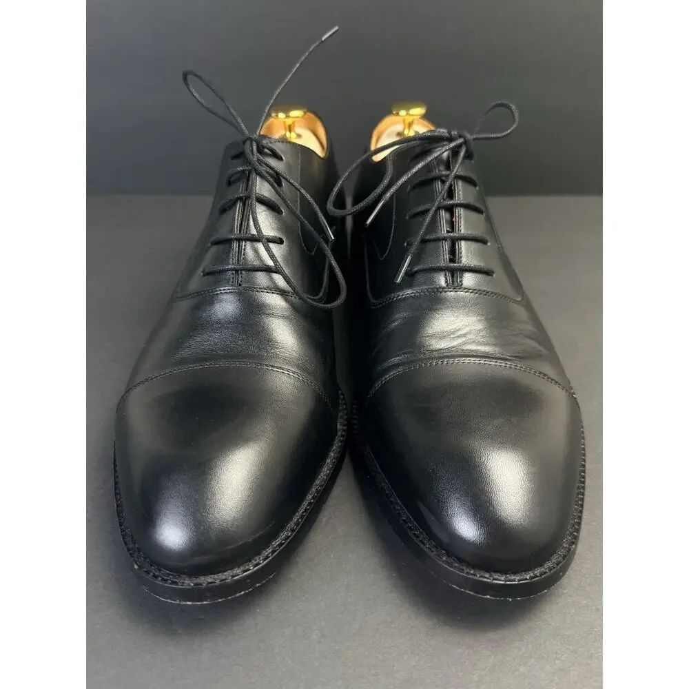 Beckett Simonon Dean Oxford Shoes Men’s 10.5 Black Leather Dress Formal